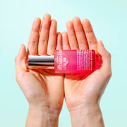 ProtoClinical k-beauty isoi Blemish Care Up Serum 15ml in a slim mauve bottle centered upright on a soft pink background