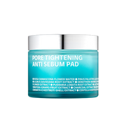 ProtoClinical k-beauty aqua beauty graphic with soft teal horizontal bands on a light background.