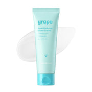 ProtoClinical k-beauty pale blue beauty bottle silhouette with soft peach side accents on a light background.