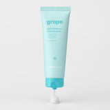 ProtoClinical k-beauty pale blue beauty bottle silhouette with soft peach side accents on a light background.