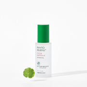 ProtoClinical k-beauty [THANK YOU FARMER] Phyto Relieful Cica Ampoule 50ml shown as a single centered upright product package with soft beige and olive tones on a light background.