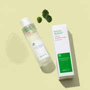 ProtoClinical k-beauty pale yellow beauty packaging silhouette with a soft gray top and olive side accent on a light background.
