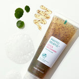 ProtoClinical k-beauty [THANK YOU FARMER] Phyto Relieful Cica Gel Cleanser 120ml single upright gel cleanser package with a teal top on a light beige background.
