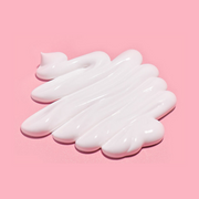 ProtoClinical k-beauty soft pink beauty graphic with a pale gray oval center on a light background.