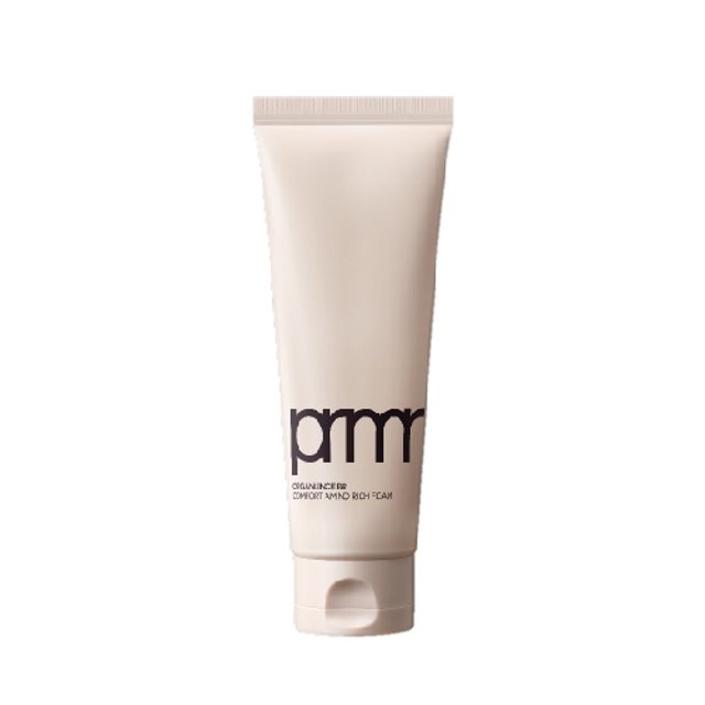 ProtoClinical k-beauty slim mauve beauty bottle silhouette centered between pale blue side panels on a white background.
