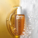 ProtoClinical k-beauty beige beauty graphic with a muted brown lower-center panel on a light background.