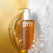ProtoClinical k-beauty beige beauty graphic with a muted brown lower-center panel on a light background.