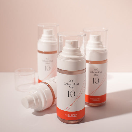 ProtoClinical k-beauty warm beige beauty product detail with a soft brown lower edge on a light background.