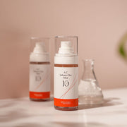 ProtoClinical k-beauty warm beige beauty product detail on a light background.