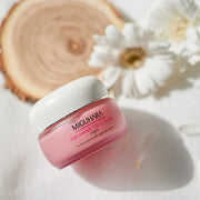 ProtoClinical k-beauty multitone beauty product detail with a dark plum center and soft gold side tones on a light background.