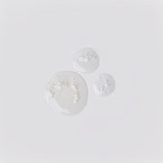 ProtoClinical k-beauty MIGUHARA Aquaporin Ampoule 30ml soft white product silhouette with an olive center on a light background