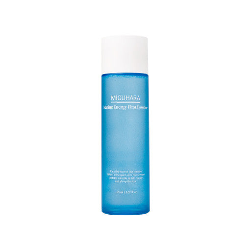 ProtoClinical k-beauty light blue beauty product silhouette with warm side accents on a pale background.