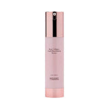 ProtoClinical k-beauty pale mauve beauty product silhouette with soft aqua side accents on a light background.