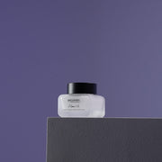 ProtoClinical k-beauty MIGUHARA Vegan Ampoule-infused Gel Cream 50ml dark lavender beauty graphic with a soft pale horizontal center on a muted background