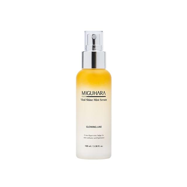 ProtoClinical k-beauty light beauty product detail with a soft beige vertical center on a pale background.