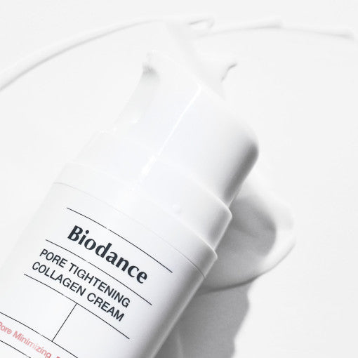 ProtoClinical k-beauty pale blue beauty packaging with a soft gray vertical accent on a light background.