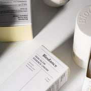 BIODANCE: Skin Glow Essence Cream (50ml) by ProtoClinical presented in a product detail layout on a light background, highlighting the cream packaging for a k-beauty skincare routine.