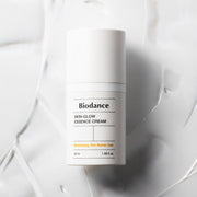 BIODANCE: Skin Glow Essence Cream (50ml) by ProtoClinical displayed in a simple cream packshot on a clean white background, highlighting the branded packaging for a k-beauty skincare routine.