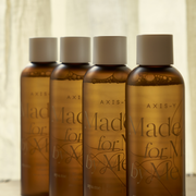 AXIS-Y Biome Comforting Infused Toner 200ml by ProtoClinical displayed in a detailed skincare graphic with the toner packaging on a clean background for a k-beauty routine.