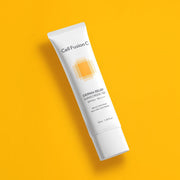 ProtoClinical k-beauty [Cell Fusion C] Derma Relief Sunscreen SPF50+ / PA++++ 50ml single upright pale cream sunscreen tube on a clean light background.