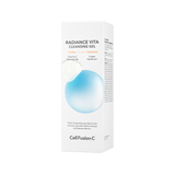 ProtoClinical k-beauty pale aqua beauty graphic with a soft beige center on a light background.