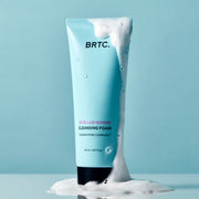 ProtoClinical k-beauty BRTC Skin Lab Homme Cleansing Foam 150ml multiple upright blue cleansing foam packages side by side on a light background.