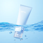 ProtoClinical k-beauty BRTC Skin Lab Hyalinger Cream 60ml single upright blue and white cream package centered on a pale blue background.