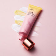 ProtoClinical k-beauty BRTC Time 8 Lift Toning Collagen Cream 80ml single upright peach cream package centered on a pale pink background
