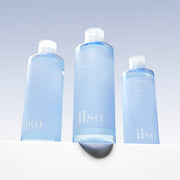 ProtoClinical k-beauty ilso Cicazulene Calming Toner 300ml single upright pale aqua toner bottle centered on a light background with soft gray side shading