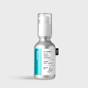 ProtoClinical k-beauty ilso ER Firming Serum (Retinol) 30ml in a tall pale aqua bottle centered upright on a light background with soft pink side shading.