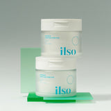 ProtoClinical k-beauty ilso Moringa Purifying Pore Pad 60P 160ml square product detail graphic with green and cream packaging tones on a light background