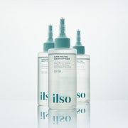 ProtoClinical k-beauty abstract muted green silhouette with soft pink side accents on a white background
