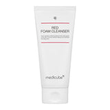 ProtoClinical k-beauty MEDICUBE: Red Foam Cleanser (120ml) square product graphic with a single cleanser package on a white background