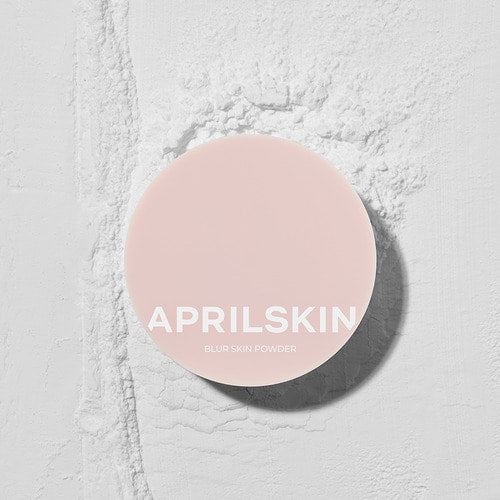 APRILSKIN Blur Skin Powder 10g by ProtoClinical presented in a branded product detail layout with clear compact packaging elements for a k-beauty makeup routine.