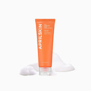 APRILSKIN Carrotene Acne Foam Cleanser 120ml by ProtoClinical shown in a clean foam cleanser packshot on a light background, highlighting the tube packaging for a k-beauty skincare routine.