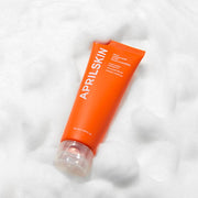 APRILSKIN Carrotene Acne Foam Cleanser 120ml by ProtoClinical shown in a neat product presentation highlighting the foam cleanser packaging for a k-beauty skincare routine.
