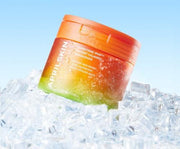 APRILSKIN Carrotene IPMP  Instant Calming Serum Pads 220ml by ProtoClinical shown in a close product view highlighting the serum pad container on a simple background for a k-beauty routine.