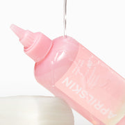 APRILSKIN Pink Aloe Vitamin C Soothing & Brightening Toner 250ml by ProtoClinical presented in a skincare detail layout with the brightening toner bottle for a k-beauty skincare routine.