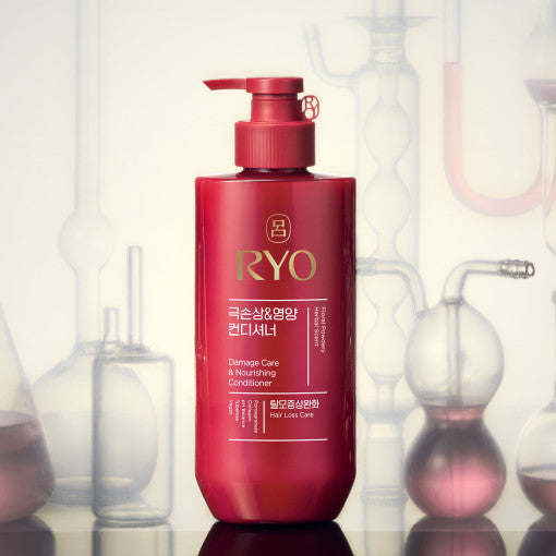 ProtoClinical k-beauty Ryo Damage Care & Nourishing Conditioner 480ml single conditioner bottle on a clean white background with a printed label