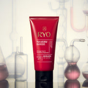 ProtoClinical k-beauty Ryo Damage Care & Nourishing Treatment 300ml single deep red treatment package centered on a light background with green accents.