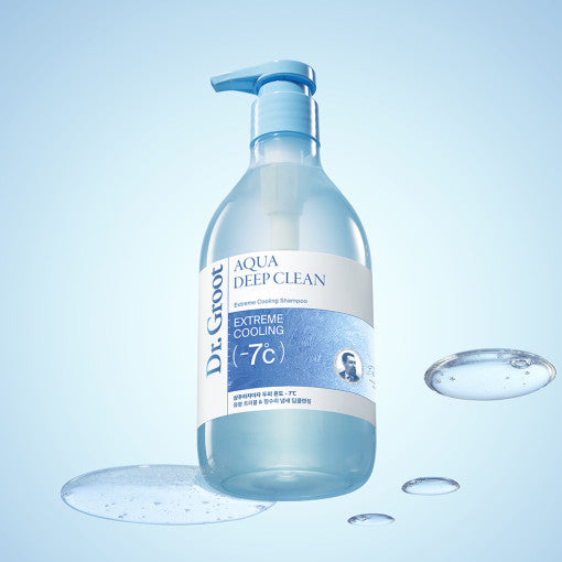 ProtoClinical k-beauty pale blue beauty graphic with a dark lower vertical band on a light background.