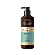 ProtoClinical k-beauty dark olive beauty product silhouette on a white background with pale green side accents.