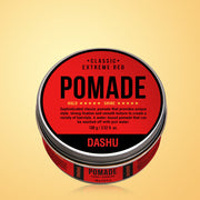 ProtoClinical k-beauty DASHU Classic Extreme Red Pomade 100g single round pomade jar centered in a square product shot on a light background.