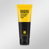 ProtoClinical k-beauty DASHU For Men Premium Ultra Bond Gel Down Perm 100ml single upright olive gel down tube centered on a pale blue and cream background
