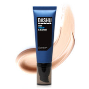 ProtoClinical k-beauty DASHU Men's Brightening Tone Up Lotion 50g single upright slim dark navy lotion tube centered on a pale cream background
