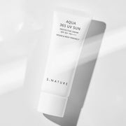 ProtoClinical k-beauty S.NATURE Aqua 365 UV Sun Protective Cream (SPF 50+ PA++++ ) 40ml shown as a single sun cream package on a clean white background