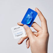 ProtoClinical k-beauty blue and mauve product packaging on a light neutral background.