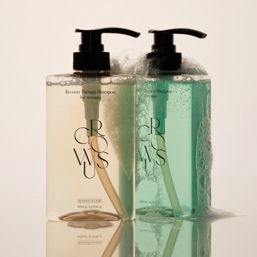 ProtoClinical k-beauty beauty product packaging with a tall olive-green centered silhouette and soft cream and lavender side accents on a light background.
