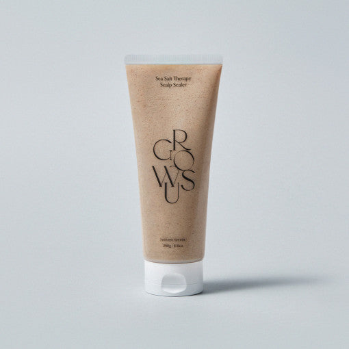 ProtoClinical k-beauty pale gray beauty product packaging with a dark charcoal vertical center on a light background.
