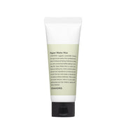 ProtoClinical k-beauty dark vertical beauty product silhouette with soft pale side highlights on a white background.
